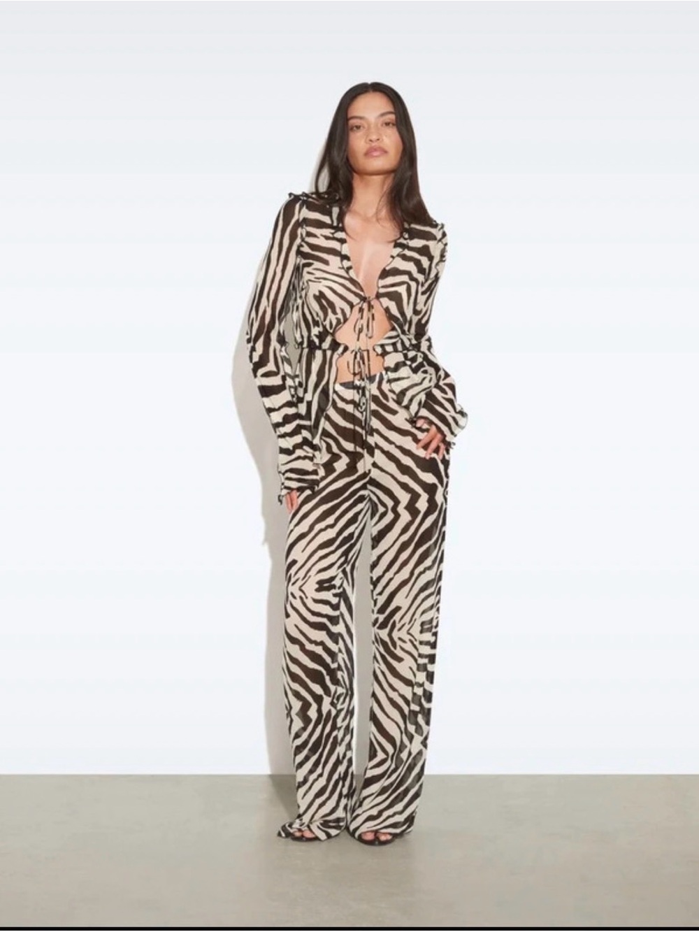 Rat & Boa Zebra Zaelia pants